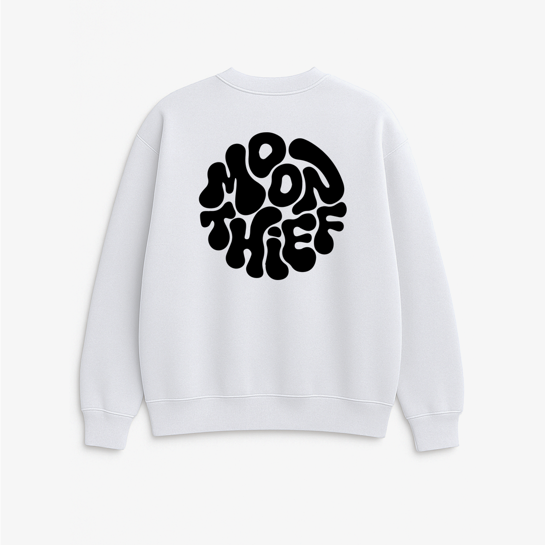 Moon Theif - Printed Oversized Sweatshirt